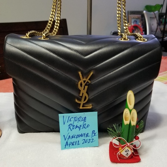 ysl loulou medium gold hardware